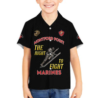 Montford Point Marines Family Matching Tank Maxi Dress and Hawaiian Shirt The Right To Fight - Black - Wonder Print Shop
