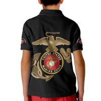 Montford Point Marines Kid Polo Shirt The Right To Fight - Black - Wonder Print Shop