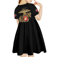 Montford Point Marines Kid Short Sleeve Dress The Right To Fight - Black - Wonder Print Shop