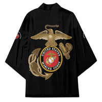Montford Point Marines Kimono The Right To Fight - Black - Wonder Print Shop