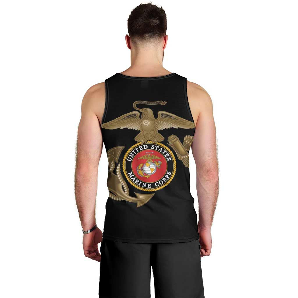 Montford Point Marines Men Tank Top The Right To Fight - Black - Wonder Print Shop