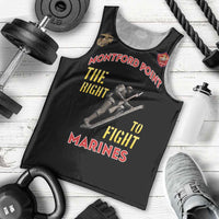 Montford Point Marines Men Tank Top The Right To Fight - Black - Wonder Print Shop