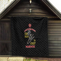 Montford Point Marines Quilt The Right To Fight - Black - Wonder Print Shop