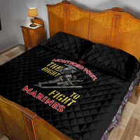 Montford Point Marines Quilt Bed Set The Right To Fight - Black - Wonder Print Shop