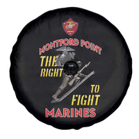 Montford Point Marines Spare Tire Cover The Right To Fight - Black - Wonder Print Shop