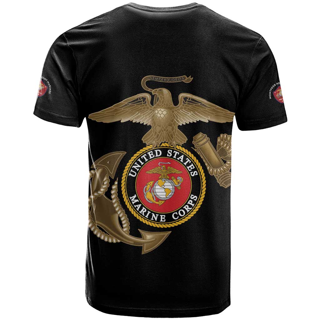 Montford Point Marines T Shirt The Right To Fight - Black - Wonder Print Shop