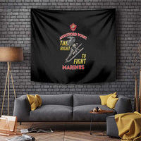 Montford Point Marines Tapestry The Right To Fight - Black - Wonder Print Shop