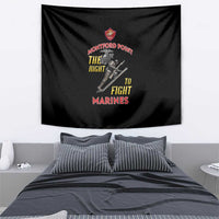 Montford Point Marines Tapestry The Right To Fight - Black - Wonder Print Shop