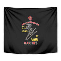 Montford Point Marines Tapestry The Right To Fight - Black - Wonder Print Shop