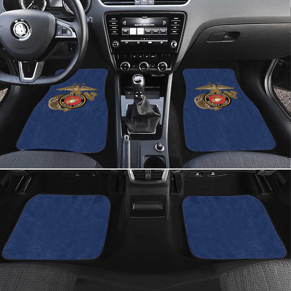 Montford Point Marines Car Mats The Right To Fight - Blue - Wonder Print Shop