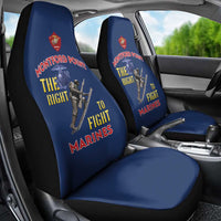 Montford Point Marines Car Seat Cover The Right To Fight - Blue - Wonder Print Shop