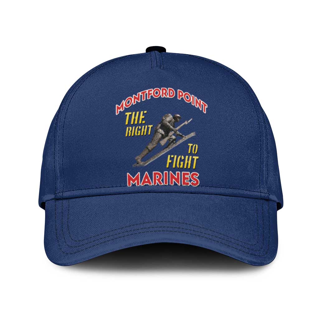 Montford Point Marines Classic Cap The Right To Fight - Blue - Wonder Print Shop