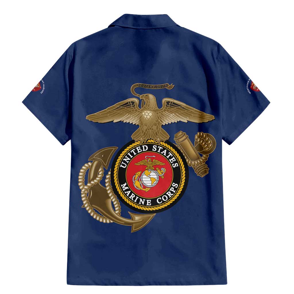 Montford Point Marines Family Matching Mermaid Dress and Hawaiian Shirt The Right To Fight - Blue - Wonder Print Shop