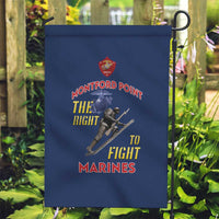 Montford Point Marines Garden Flag The Right To Fight - Blue - Wonder Print Shop