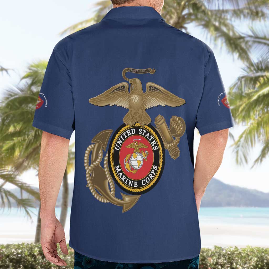 Montford Point Marines Hawaiian Shirt The Right To Fight - Blue - Wonder Print Shop