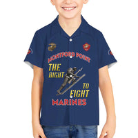 Montford Point Marines Hawaiian Shirt The Right To Fight - Blue - Wonder Print Shop