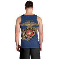 Montford Point Marines Men Tank Top The Right To Fight - Blue - Wonder Print Shop