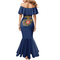 Montford Point Marines Mermaid Dress The Right To Fight - Blue - Wonder Print Shop