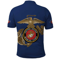 Montford Point Marines Polo Shirt The Right To Fight - Blue - Wonder Print Shop