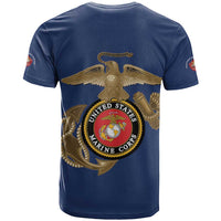 Montford Point Marines T Shirt The Right To Fight - Blue - Wonder Print Shop