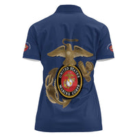 Montford Point Marines Women Polo Shirt The Right To Fight - Blue - Wonder Print Shop