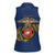 Montford Point Marines Women Sleeveless Polo Shirt The Right To Fight - Blue - Wonder Print Shop