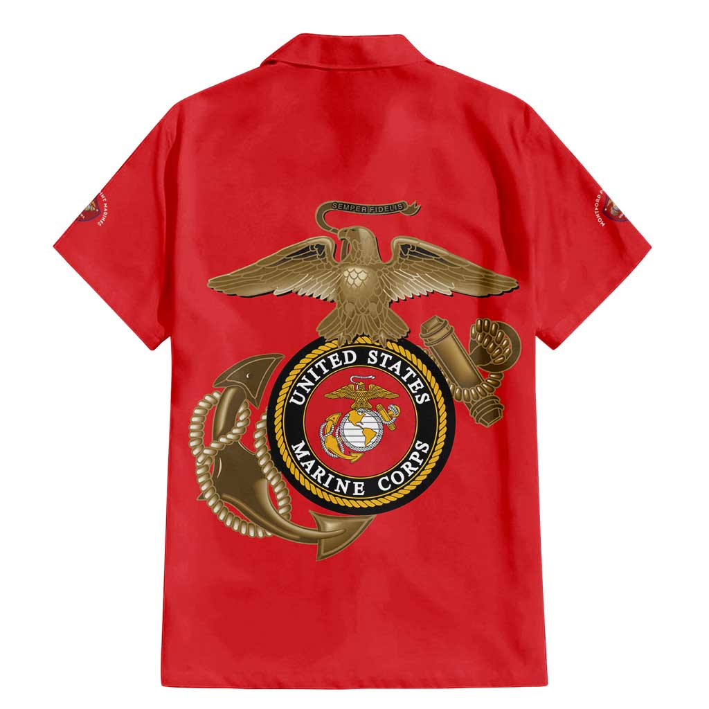 Montford Point Marines Family Matching Mermaid Dress and Hawaiian Shirt The Right To Fight - Red - Wonder Print Shop