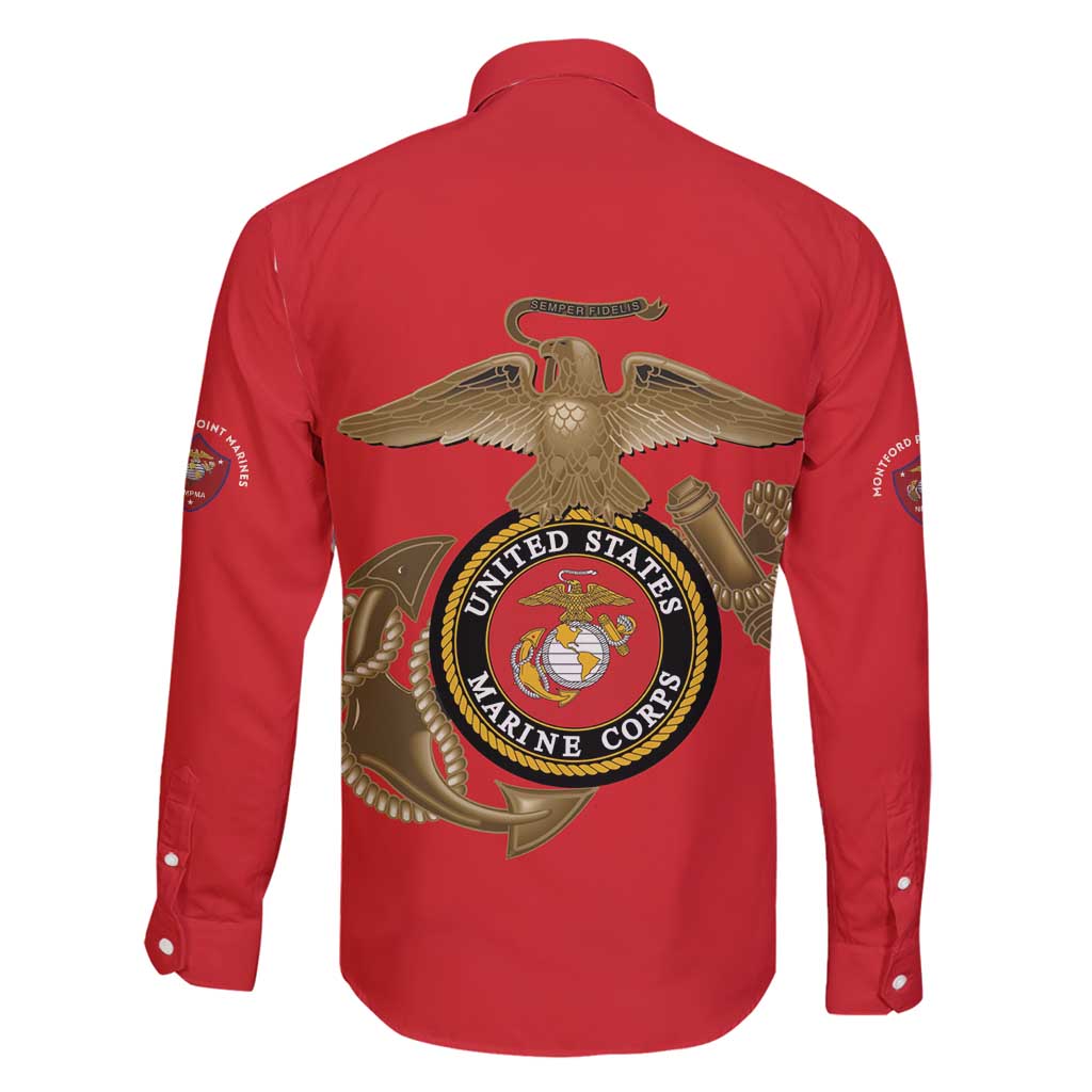 Montford Point Marines Family Matching Mermaid Dress and Hawaiian Shirt The Right To Fight - Red - Wonder Print Shop