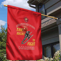 Montford Point Marines Garden Flag The Right To Fight - Red - Wonder Print Shop
