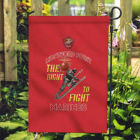 Montford Point Marines Garden Flag The Right To Fight - Red - Wonder Print Shop