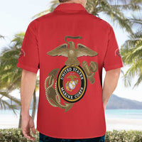 Montford Point Marines Hawaiian Shirt The Right To Fight - Red - Wonder Print Shop