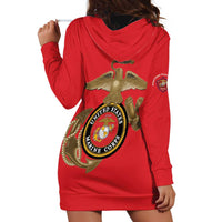 Montford Point Marines Hoodie Dress The Right To Fight - Red - Wonder Print Shop