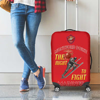 Montford Point Marines Luggage Cover The Right To Fight - Red - Wonder Print Shop