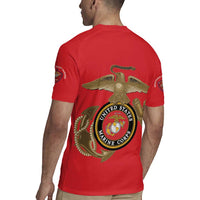 Montford Point Marines Rugby Jersey The Right To Fight - Red - Wonder Print Shop