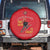 Montford Point Marines Spare Tire Cover The Right To Fight - Red - Wonder Print Shop