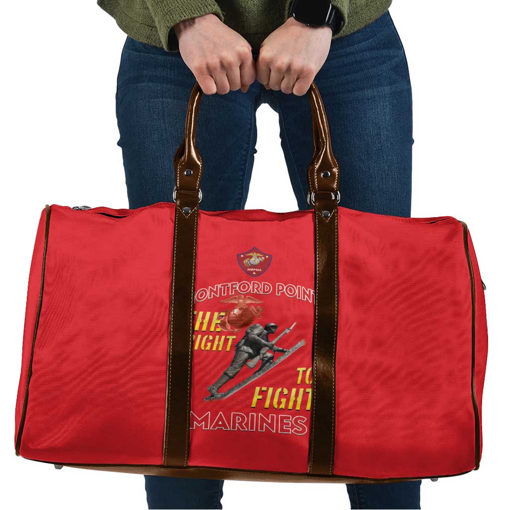 Montford Point Marines Travel Bag The Right To Fight - Red - Wonder Print Shop