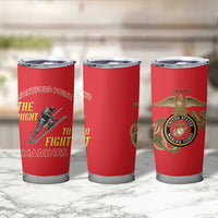 Montford Point Marines Tumbler Cup The Right To Fight - Red - Wonder Print Shop