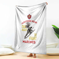 Montford Point Marines Blanket The Right To Fight - White - Wonder Print Shop