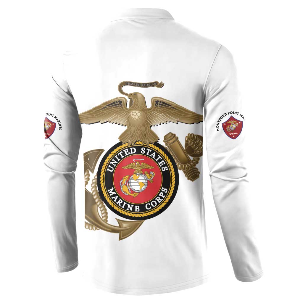 Montford Point Marines Button Sweatshirt The Right To Fight - White - Wonder Print Shop