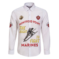Montford Point Marines Family Matching Off Shoulder Maxi Dress and Hawaiian Shirt The Right To Fight - White - Wonder Print Shop
