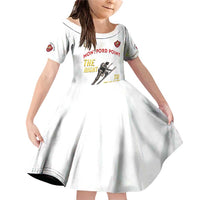 Montford Point Marines Family Matching Off Shoulder Short Dress and Hawaiian Shirt The Right To Fight - White - Wonder Print Shop