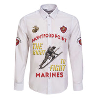 Montford Point Marines Family Matching Short Sleeve Bodycon Dress and Hawaiian Shirt The Right To Fight - White - Wonder Print Shop