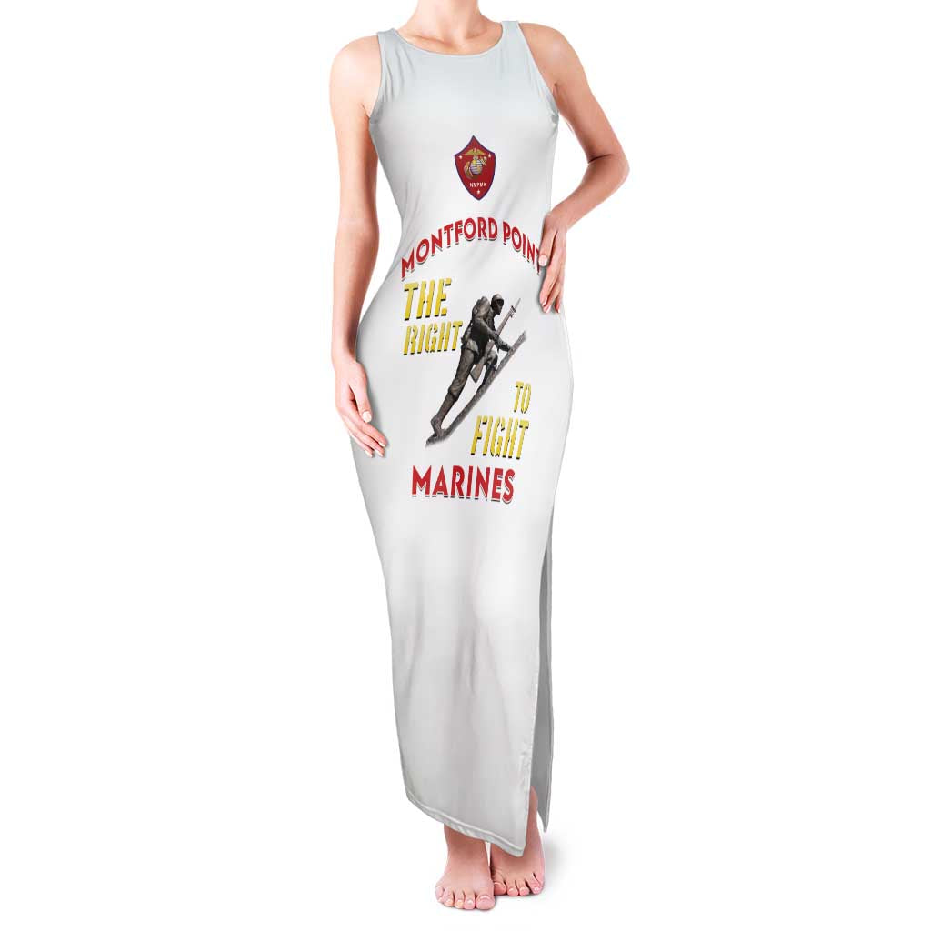 Montford Point Marines Family Matching Tank Maxi Dress and Hawaiian Shirt The Right To Fight - White - Wonder Print Shop
