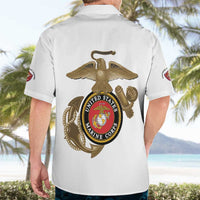 Montford Point Marines Hawaiian Shirt The Right To Fight - White - Wonder Print Shop