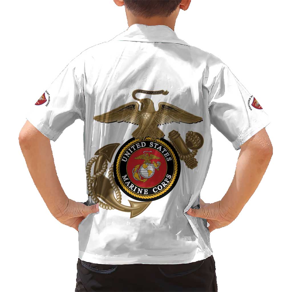 Montford Point Marines Kid Hawaiian Shirt The Right To Fight - White - Wonder Print Shop