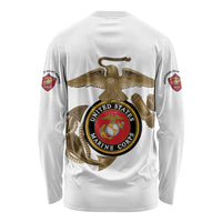Montford Point Marines Long Sleeve Shirt The Right To Fight - White - Wonder Print Shop