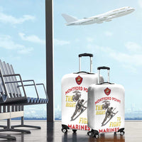 Montford Point Marines Luggage Cover The Right To Fight - White - Wonder Print Shop