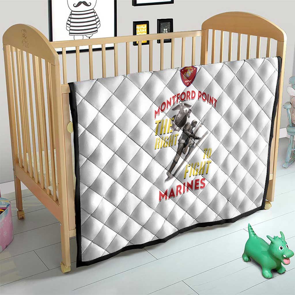 Montford Point Marines Quilt The Right To Fight - White - Wonder Print Shop