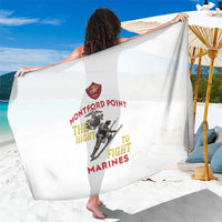 Montford Point Marines Sarong The Right To Fight - White - Wonder Print Shop