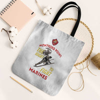 Montford Point Marines Tote Bag The Right To Fight - White - Wonder Print Shop